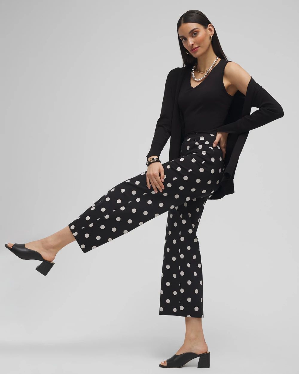 flocky dot pants dress | ANDRESD - スーツ・フォーマル・ドレス